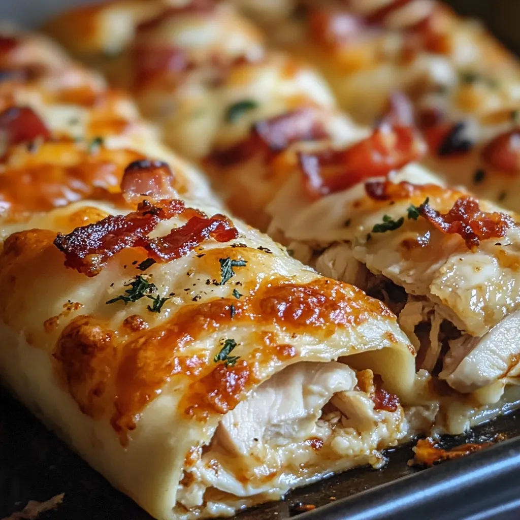 A delicious pizza with cheese and bacon on top.