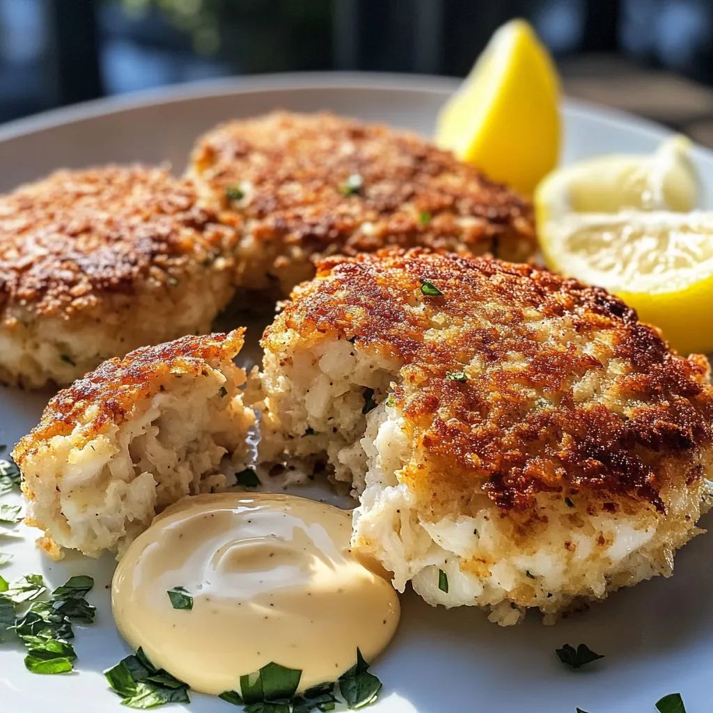 A plate of food with a lemon wedge on it.