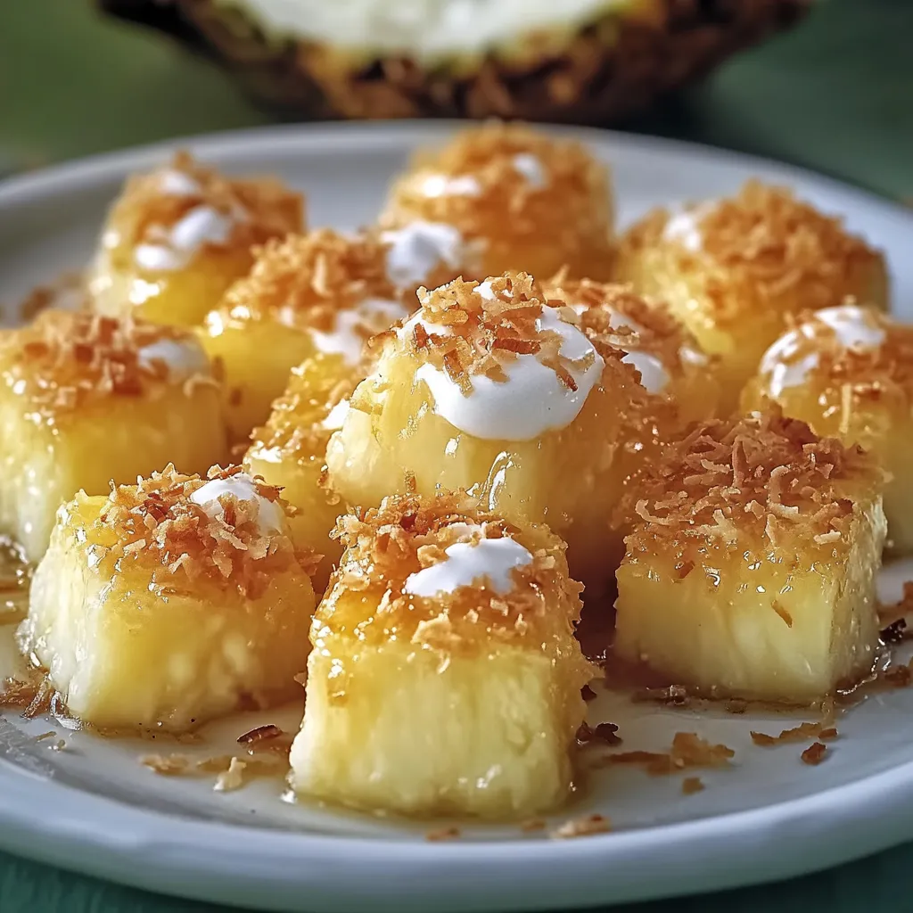 A plate of food with coconut on top.