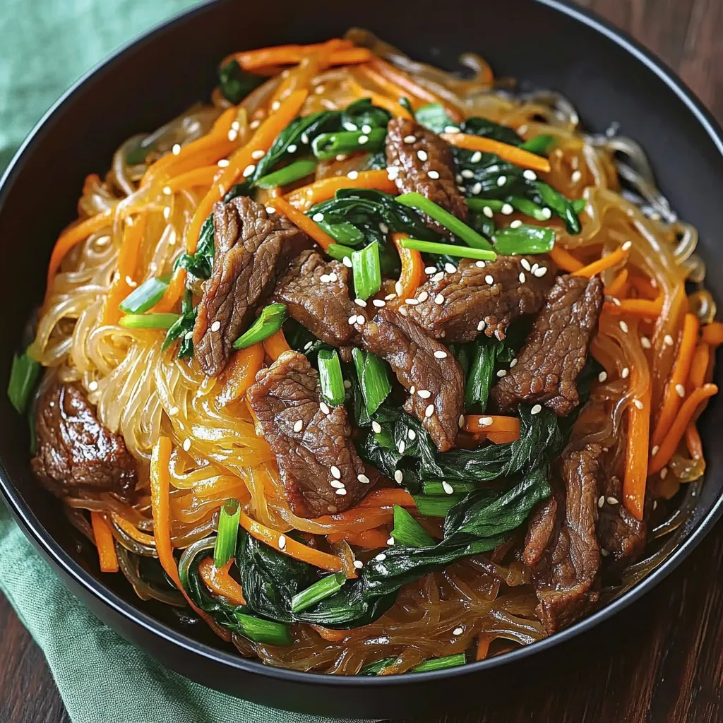 A bowl of noodles with meat and vegetables.