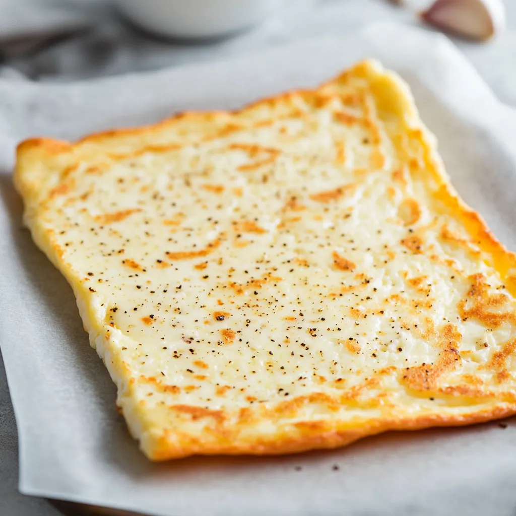A piece of food on a paper towel.