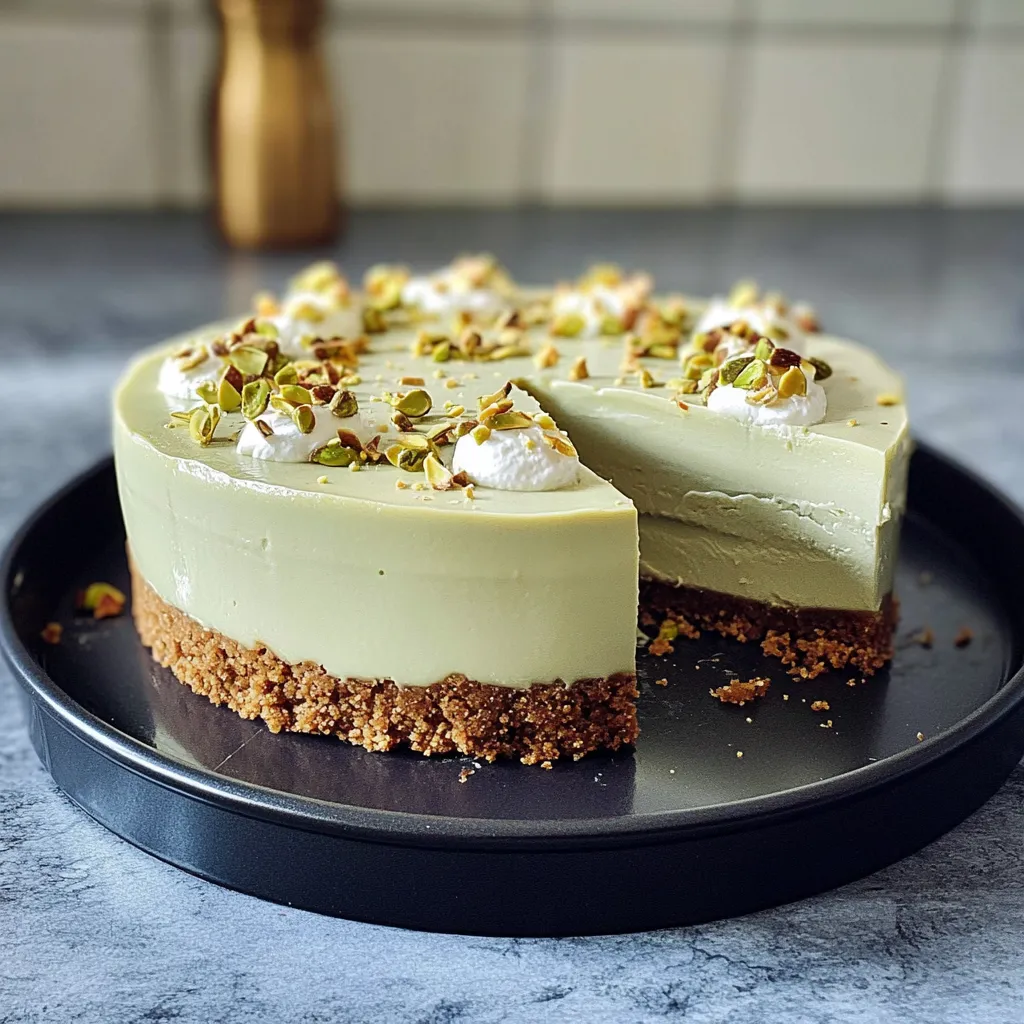 A slice of cake with almonds on top.