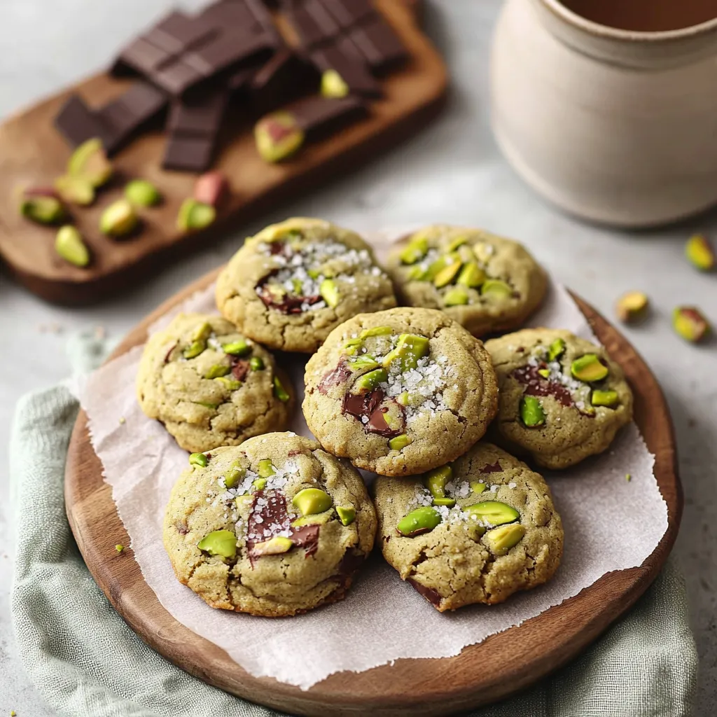 A plate of cookies with almonds and chocolate chips.