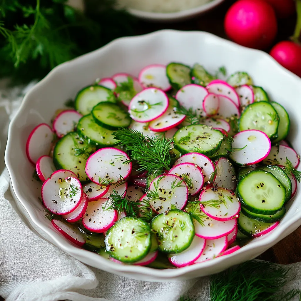 A bowl filled with cucumber slices.
