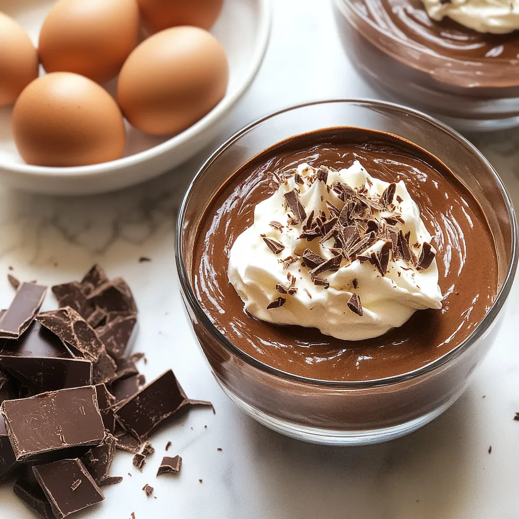 A bowl with chocolate and whipped cream on top.