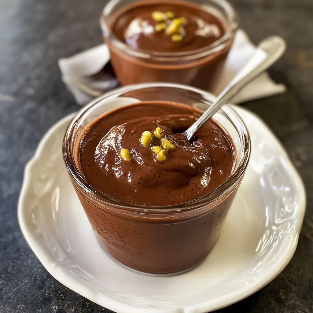 Two dishes filled with chocolate goodness.