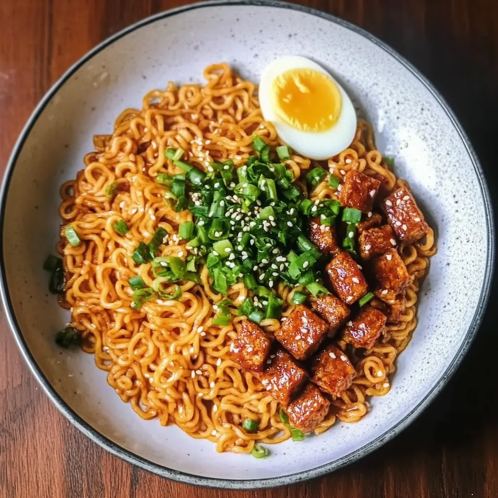 A bowl of noodles with vegetables and an egg.