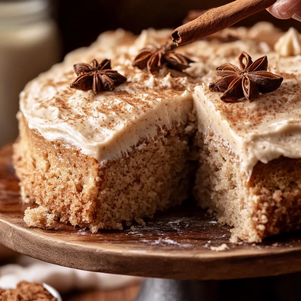 A slice of cake with a toothpick in it.