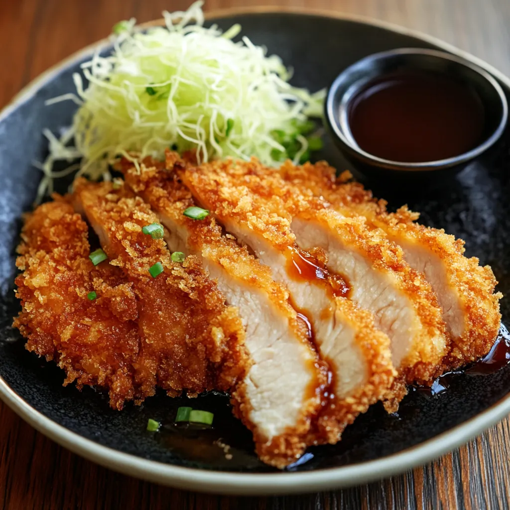 A plate of food with chicken and sauce.