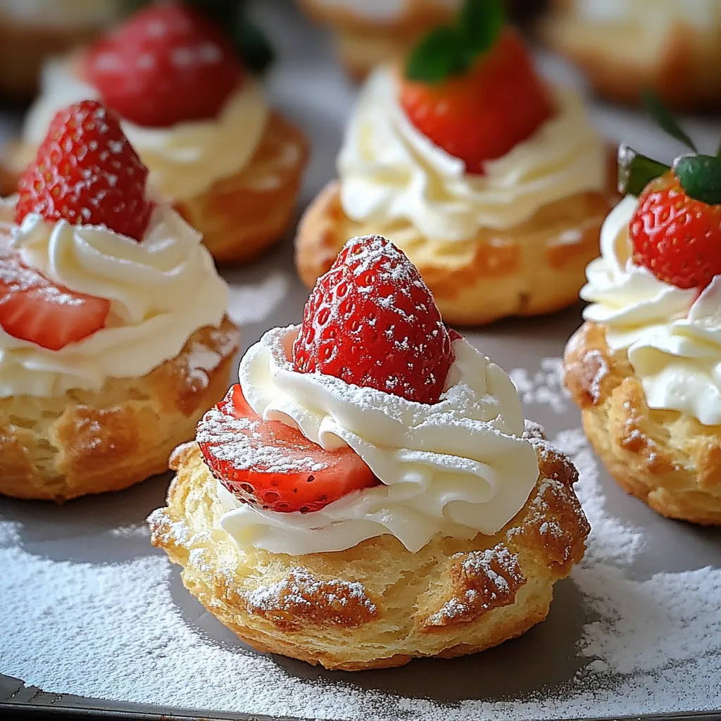 A plate of strawberry shortcake.