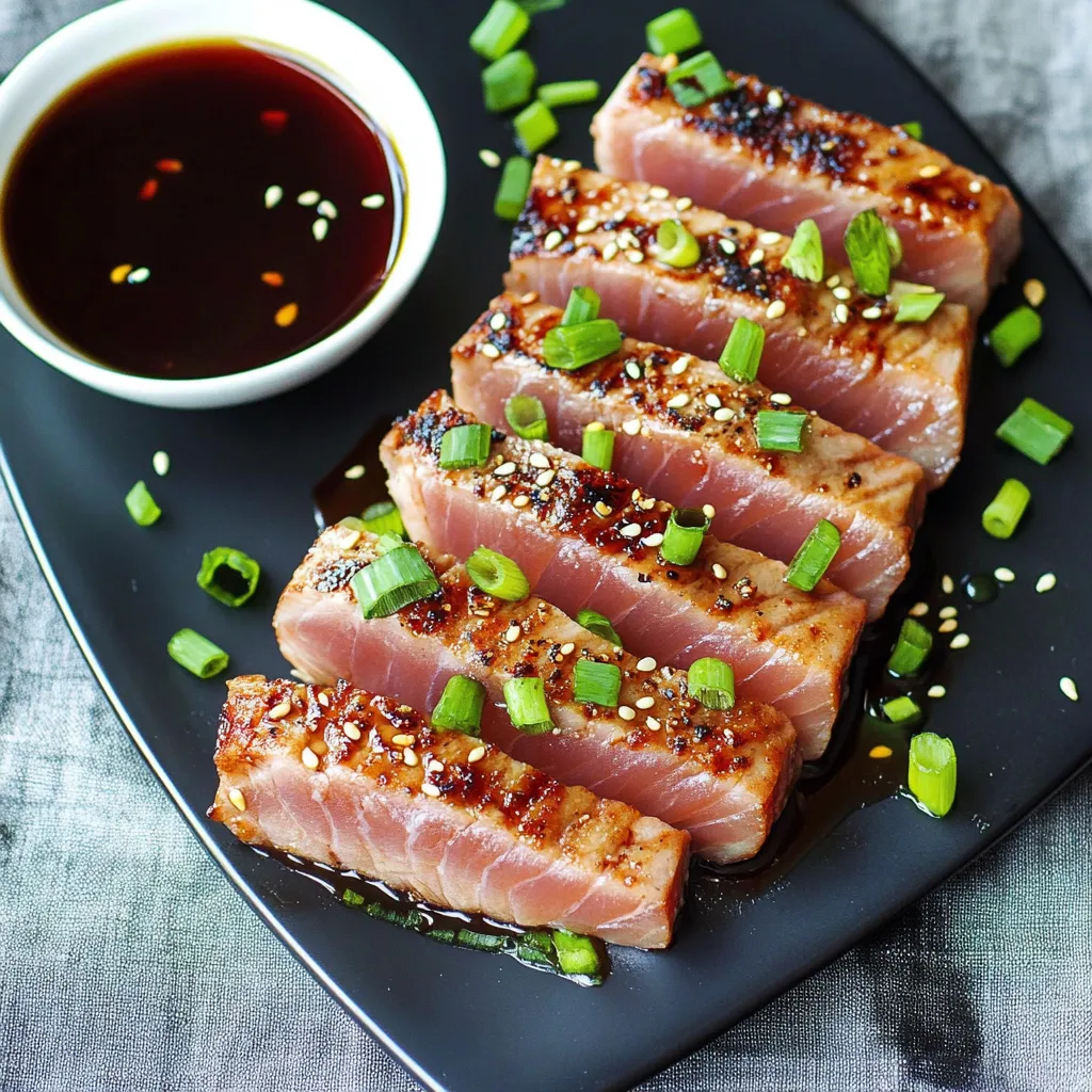 A plate of sliced meat with a bowl of sauce.