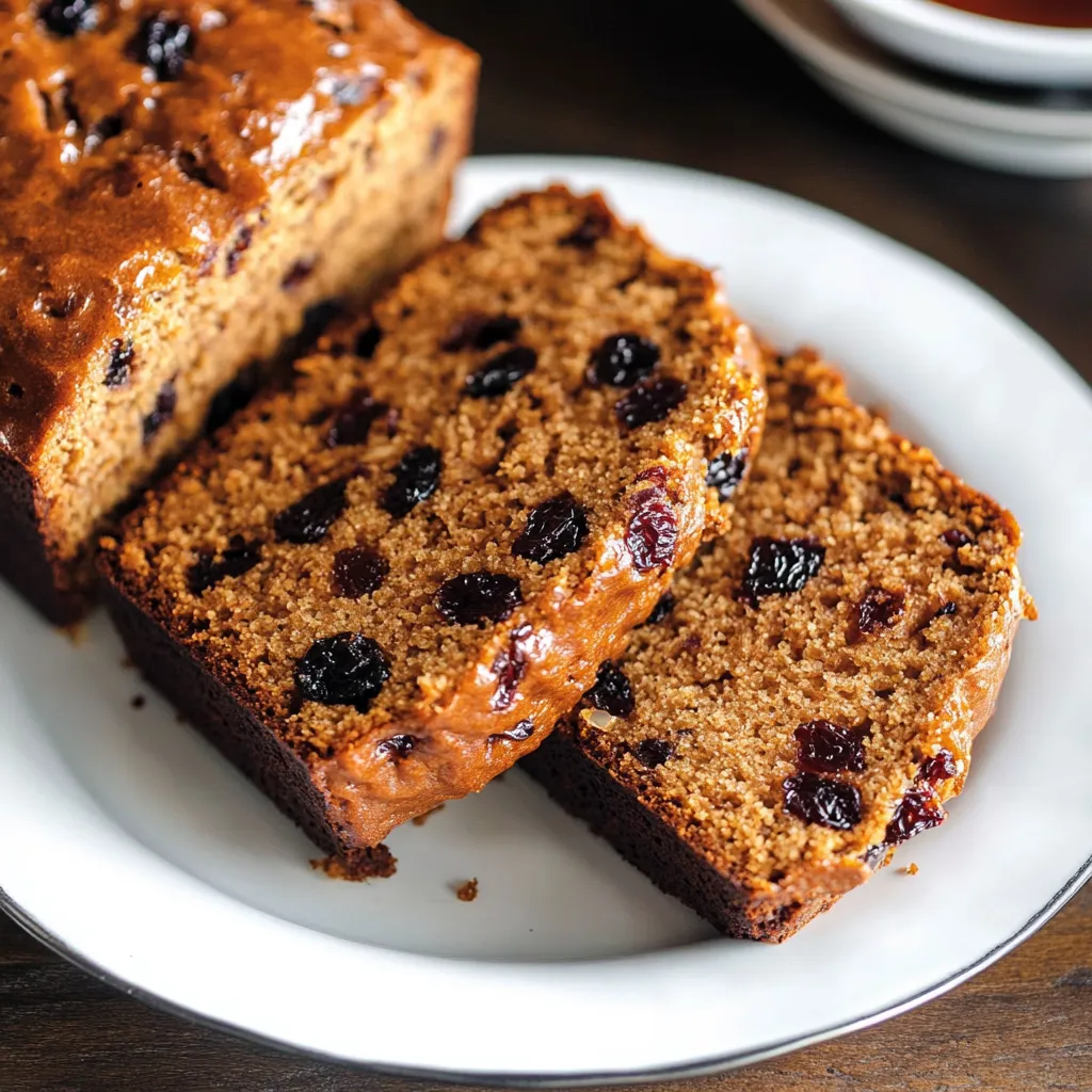 A slice of bread topped with raisins.