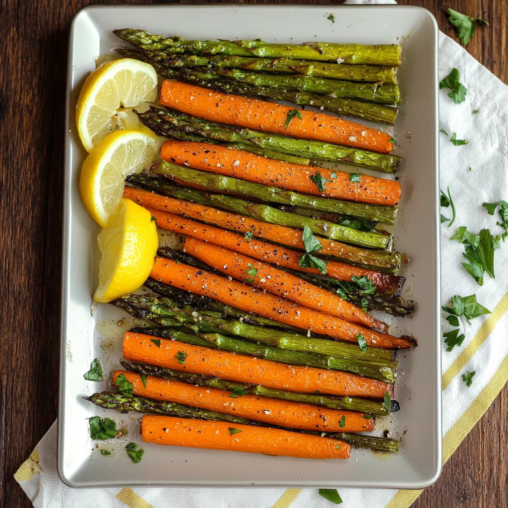 Carrots and lemon wedges on a plate.