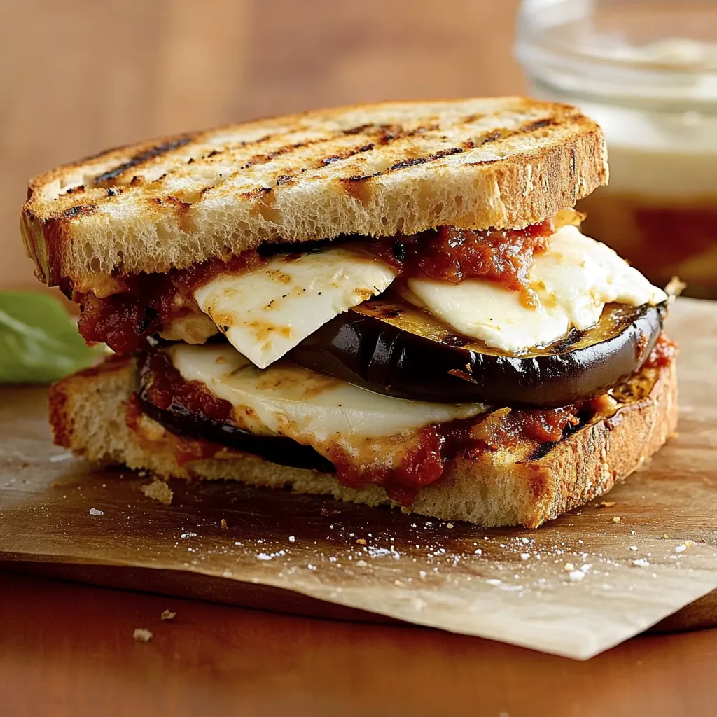 A sandwich with tomato sauce and cheese.
