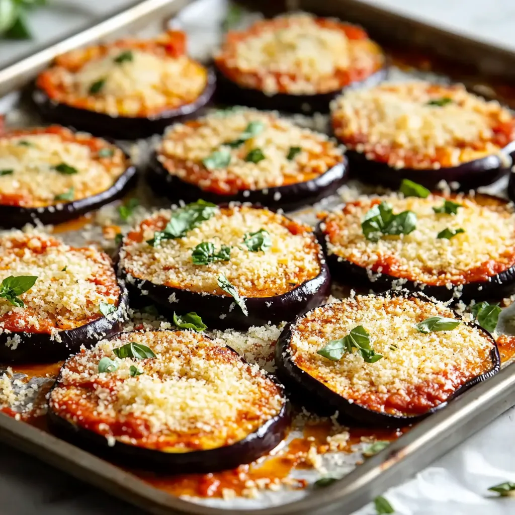 A baked dish garnished with herbs.