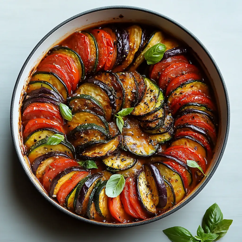 A vibrant dish of summer vegetables with fresh herbs.