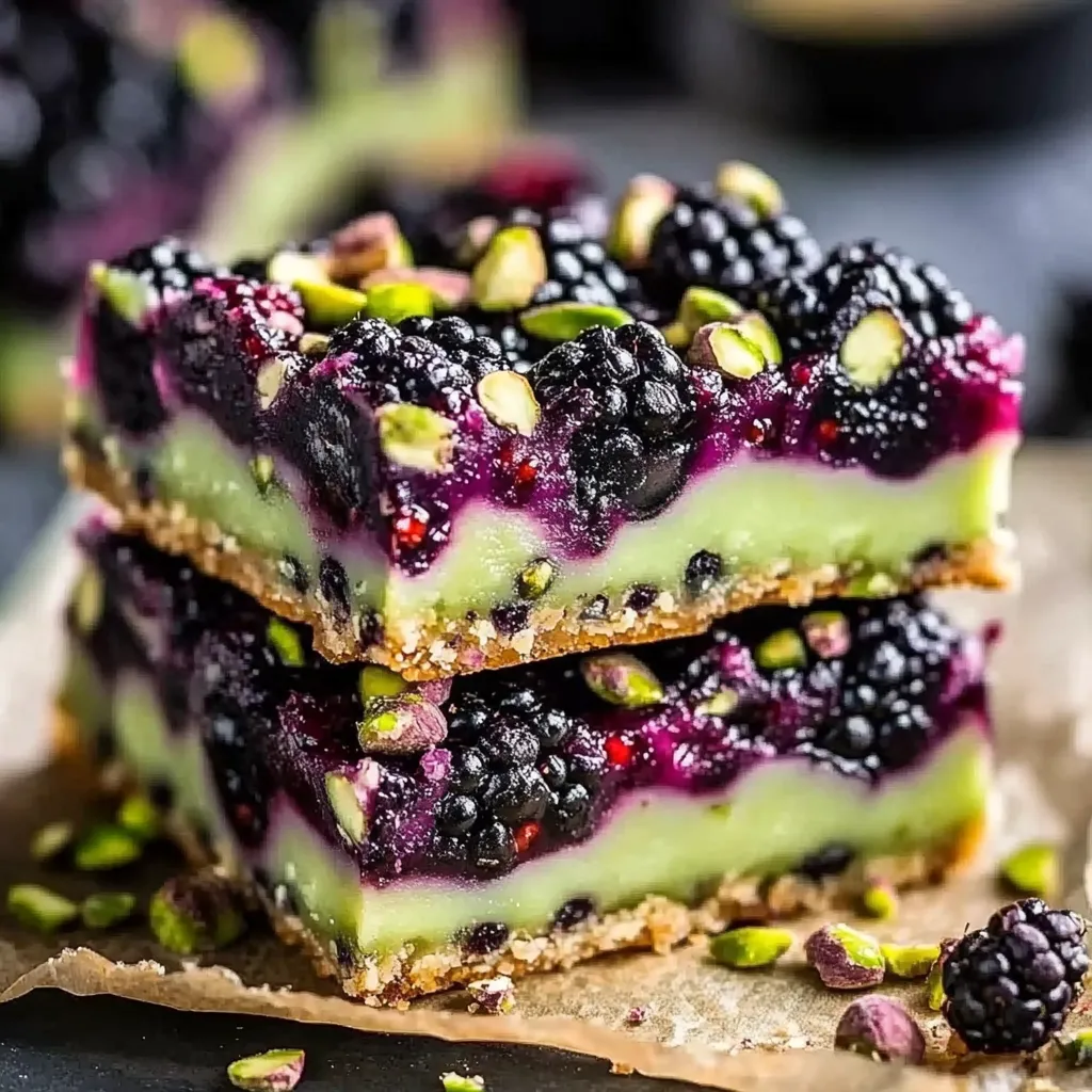 A stack of fruity and nutty bars.