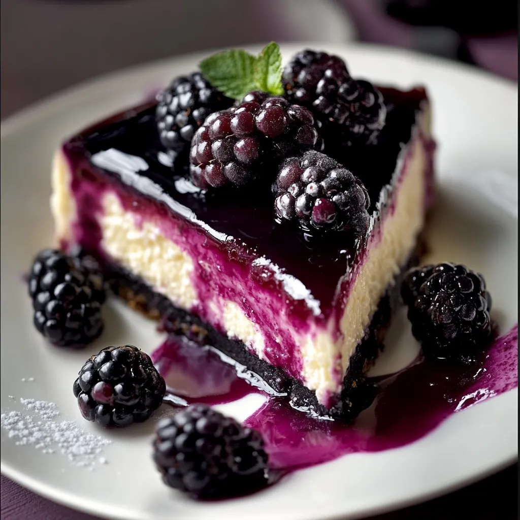 A slice of cake with berries on top.