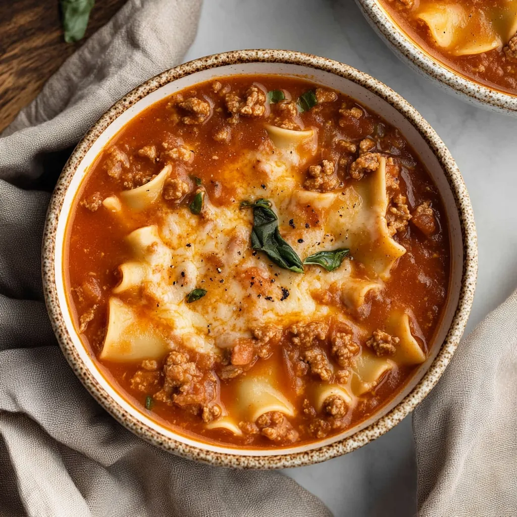 A bowl of pasta with meat and cheese.