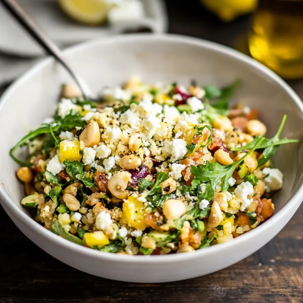 A bowl of food with a spoon in it.