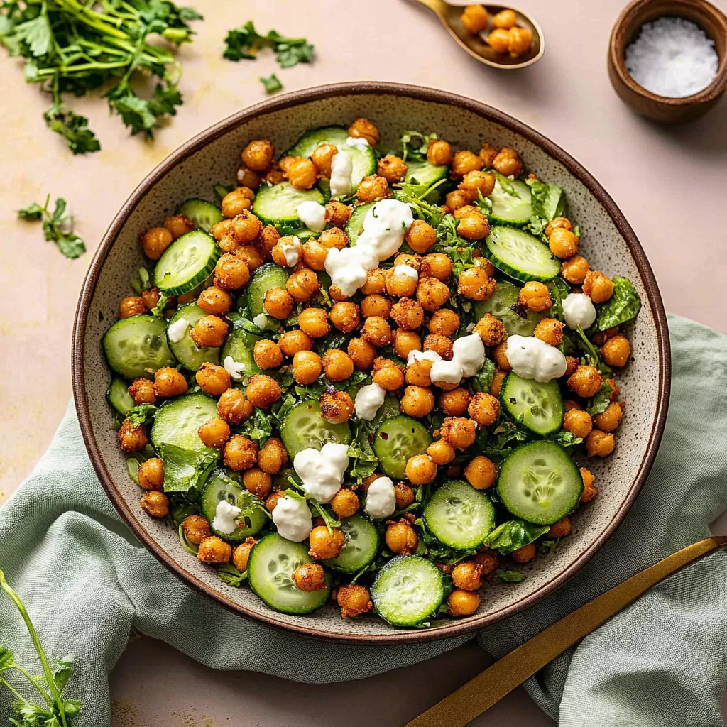 A bowl of chickpeas and vegetables.