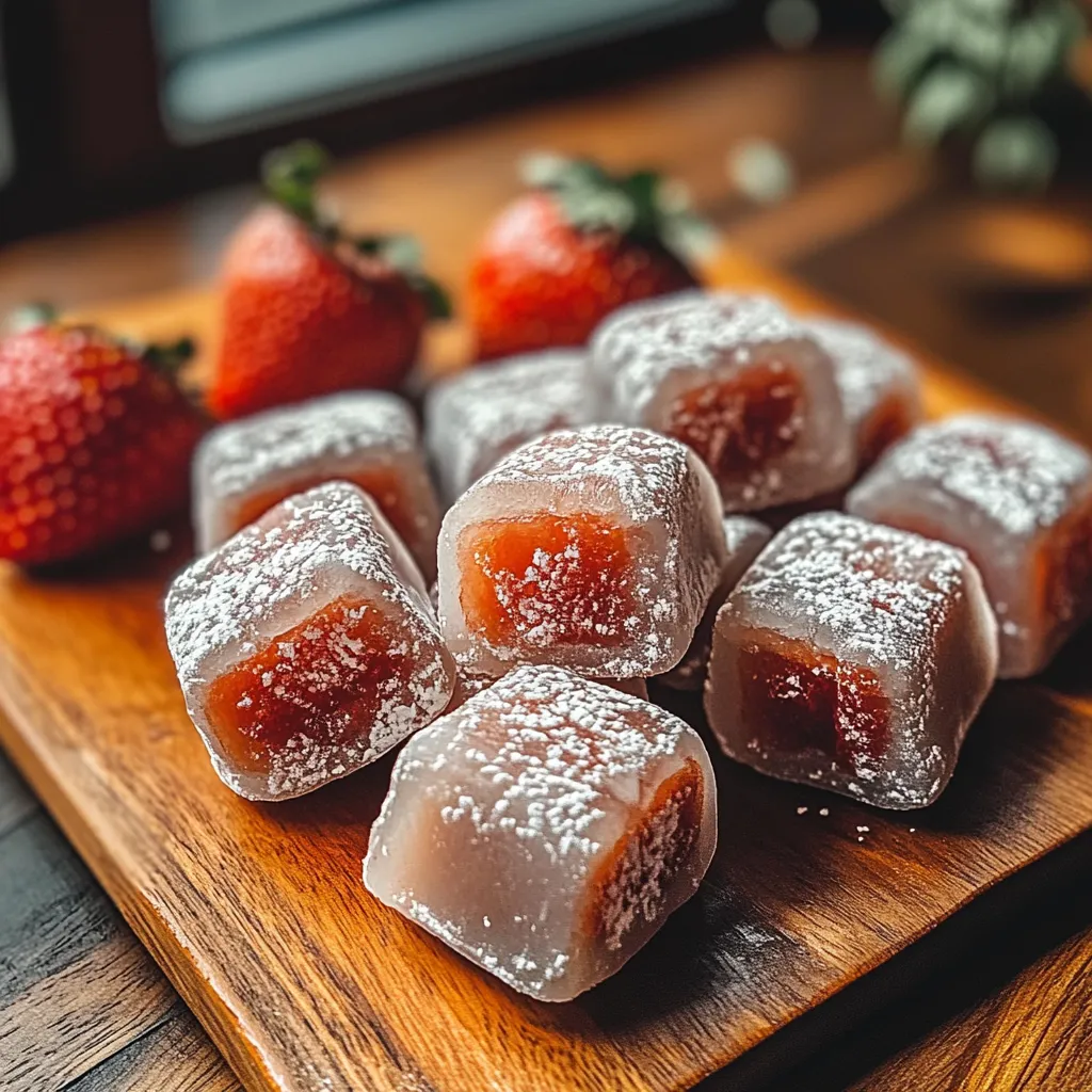 A wooden table with a plate of strawberries and raspberries.