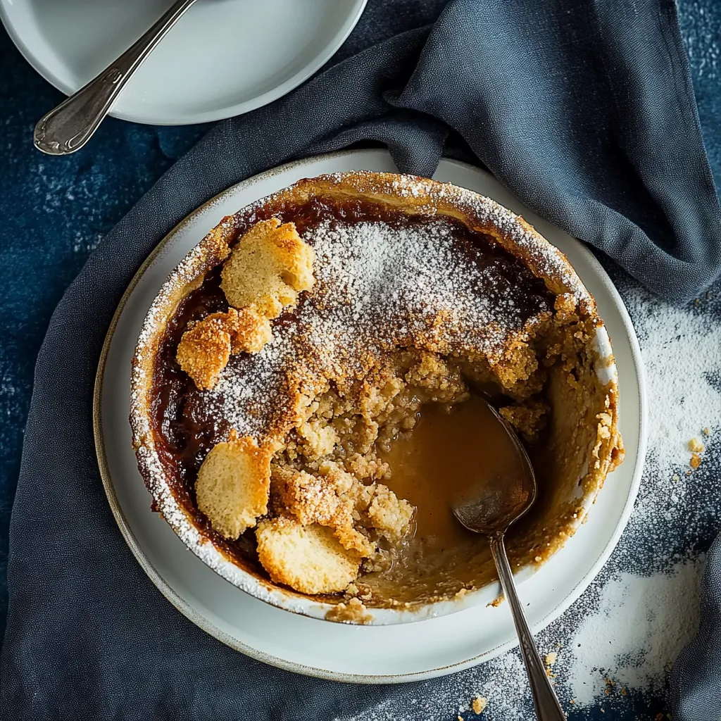 A bowl of food with a spoon in it.
