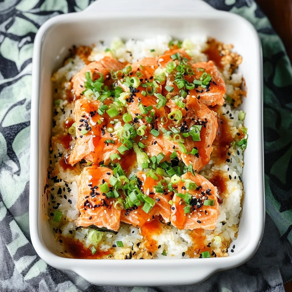 A white bowl with fish and vegetables.