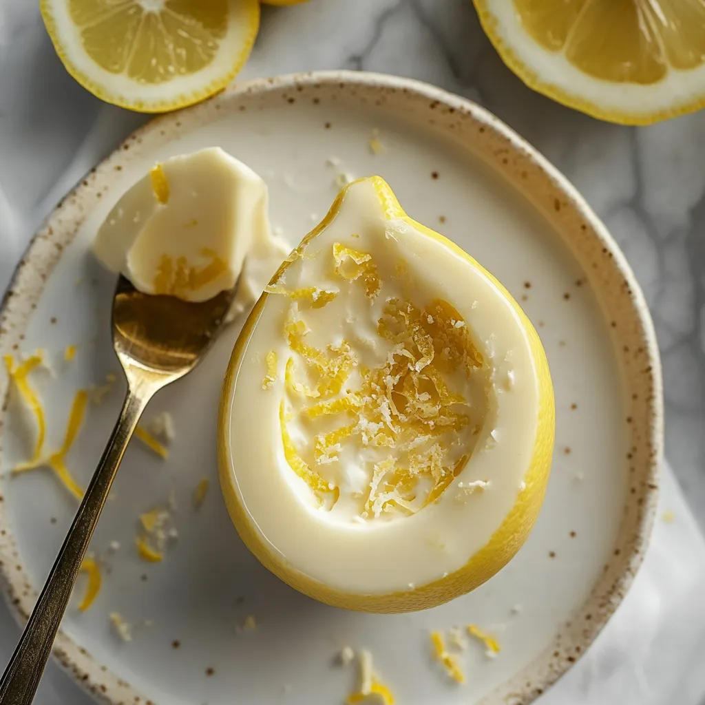 A lemon wedge on a plate.