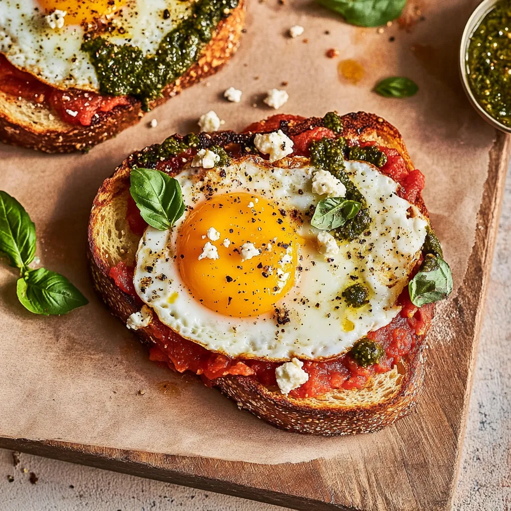 A breakfast sandwich with an egg, spinach, and feta cheese.