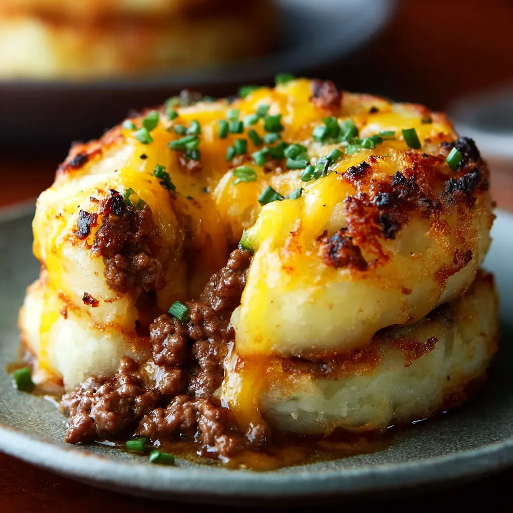 A plate of food with a cheese sauce.