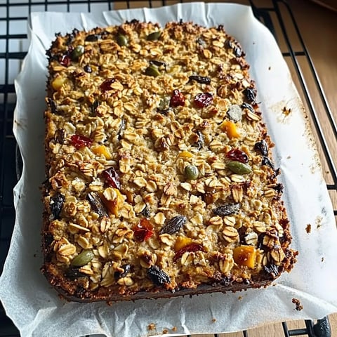 A loaf of bread with fruit and nuts.