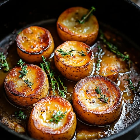 A pan of food with a spoon in it.