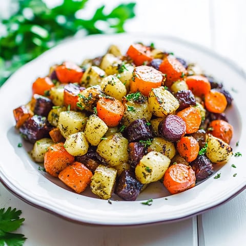 A colorful mix of carrots and potatoes on a plate.